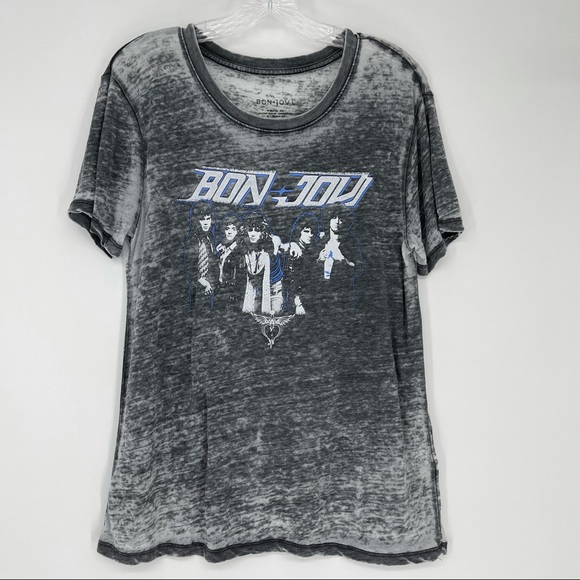BandMerch Tops - Bon Jovi Vintage Burnout Concert Tshirt RARE